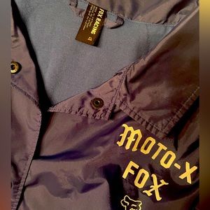 MOTO-X FOX ボンバージャケット ブラウン/ホワイト